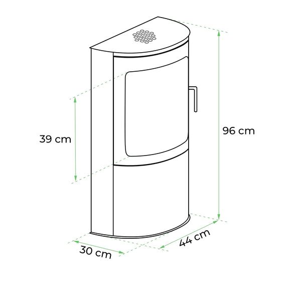 Richmond Wit - Bio-ethanol Kachel