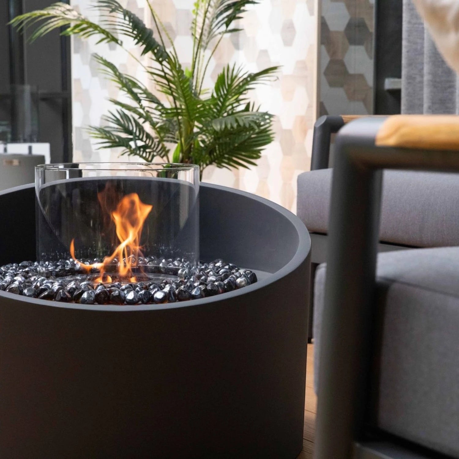 TORRE Bio-ethanol Vuurkolom – Leisteen Zwart