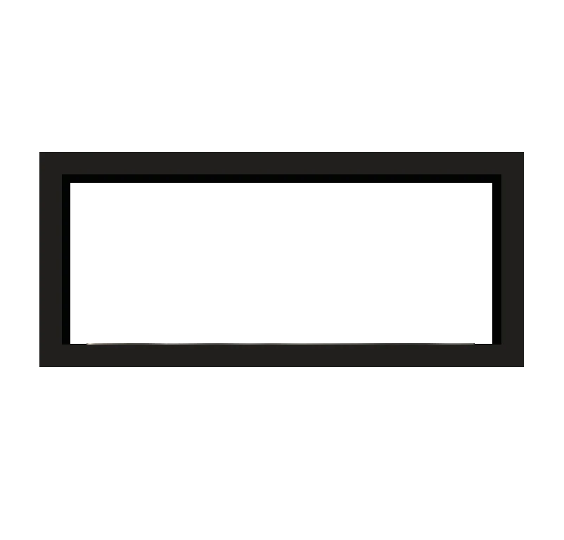 Icon Slimline Doorkijk Firebox  SFBDS1350
