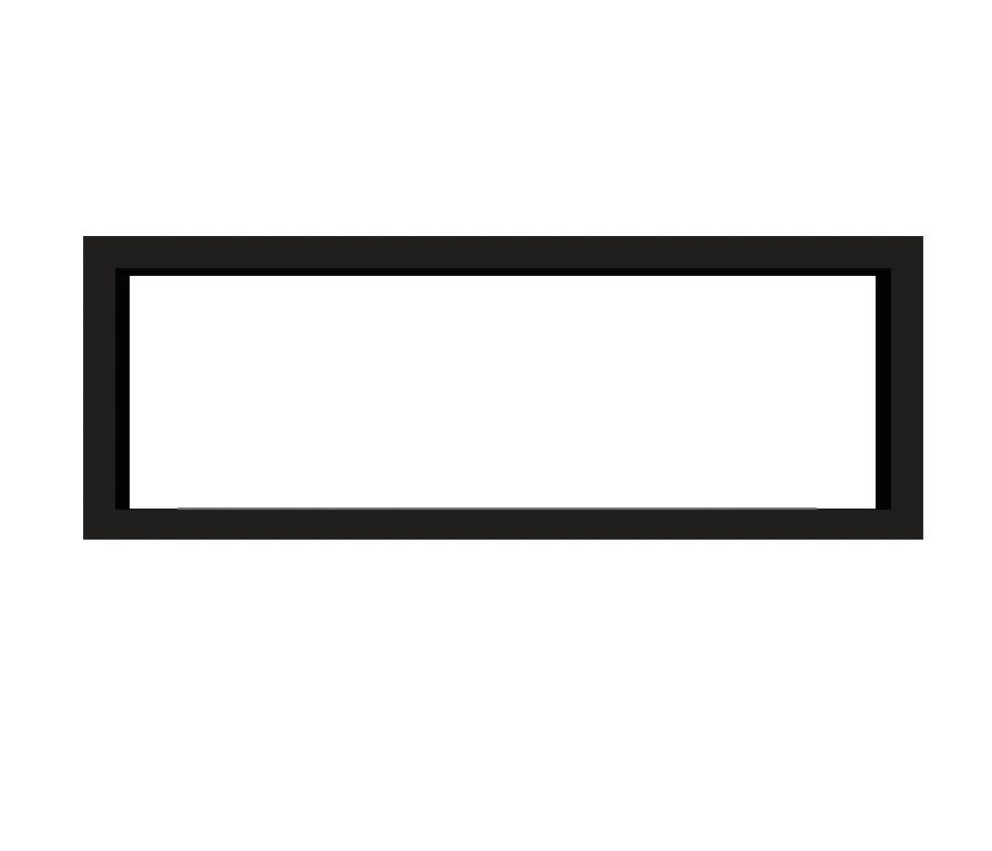 Icon Slimline Doorkijk Firebox  FBDS1650