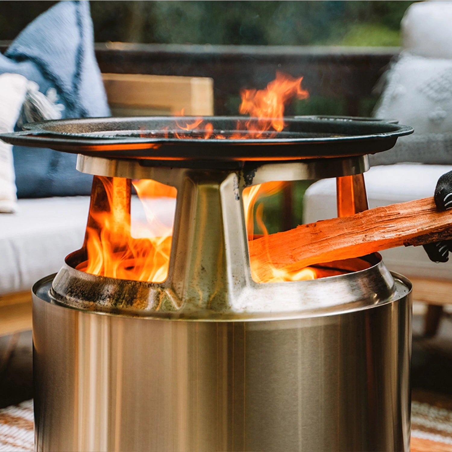 Bonfire Grill Top + HUB