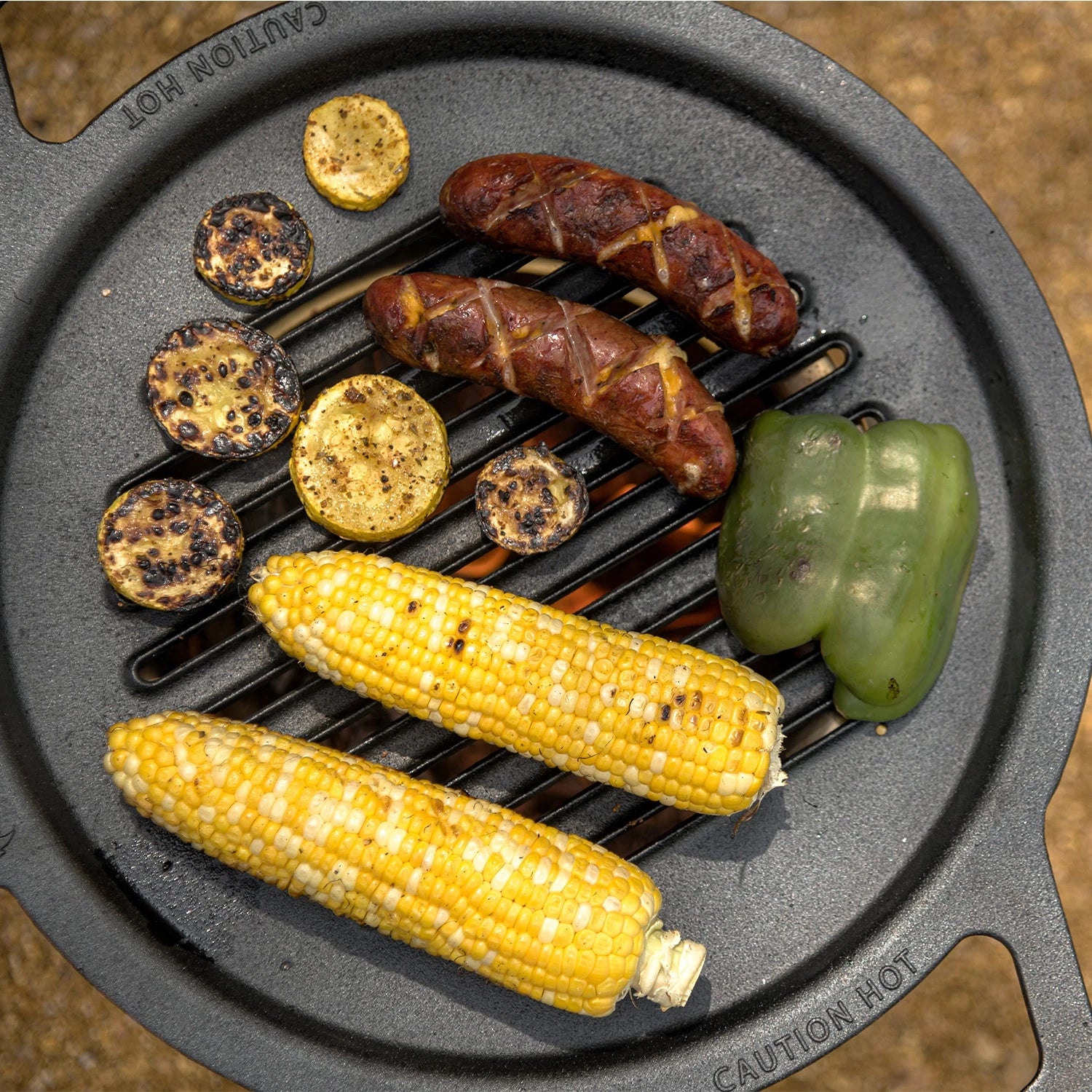 Gietijzeren grillplaat - klein