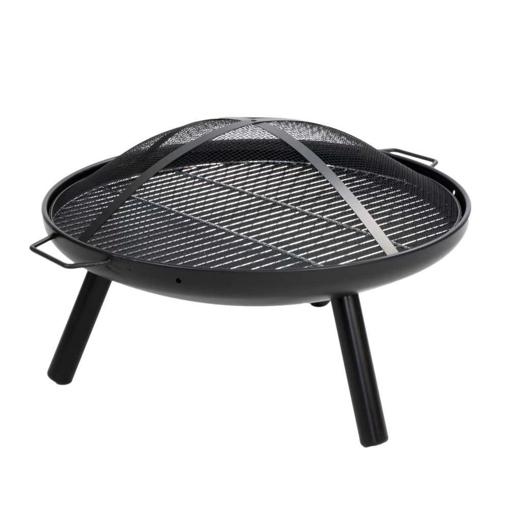 Dubai Fire Pit with Grill Grate and Mesh Lid