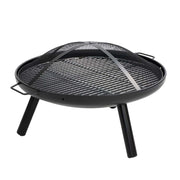 Dubai Fire Pit with Grill Grate and Mesh Lid