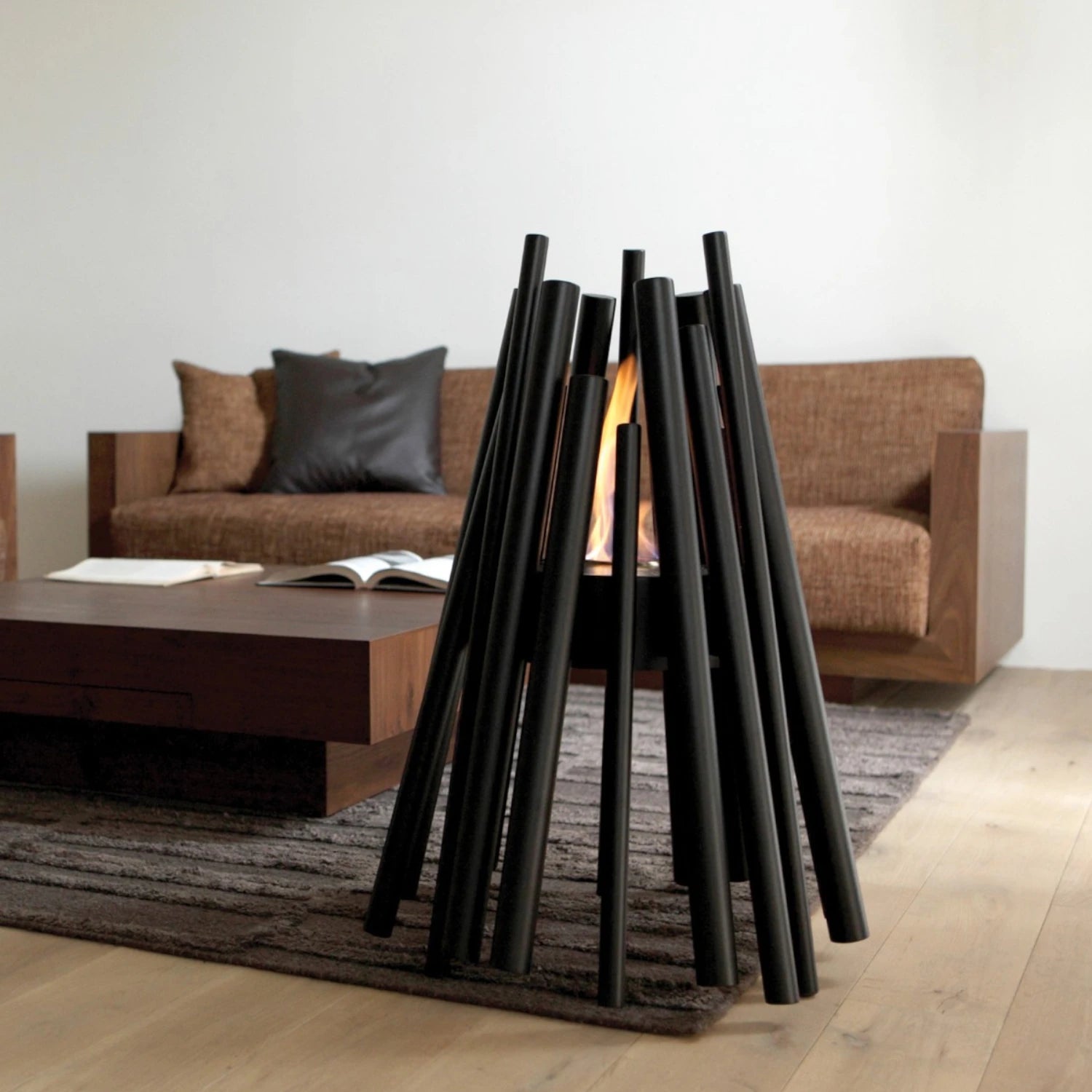Stix Outdoor - Zwarte bio-ethanol haard