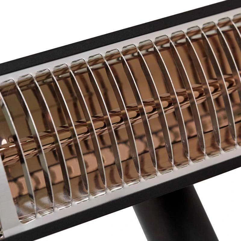 Terrasverwarmer vrijstaand vloermodel 1500 W, GT - Zwart
