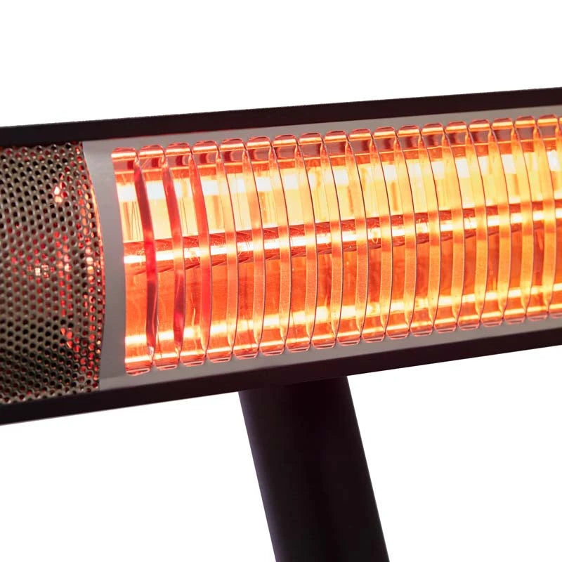 Terrasverwarmer vrijstaand vloermodel 1500 W, GT - Zwart