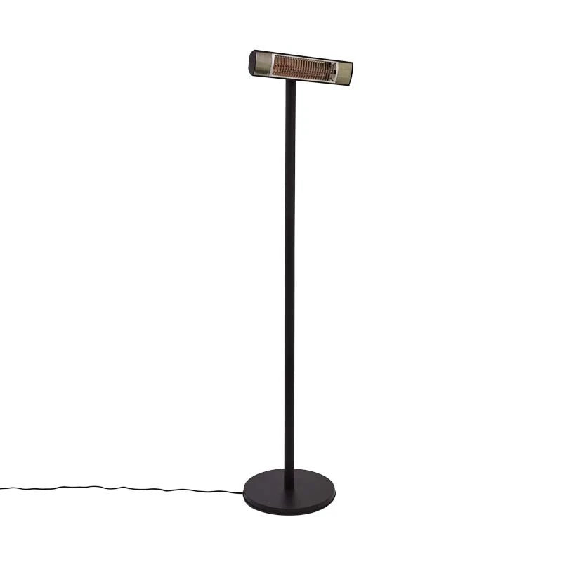 Terrasverwarmer vrijstaand vloermodel 1500 W, GT - Zwart