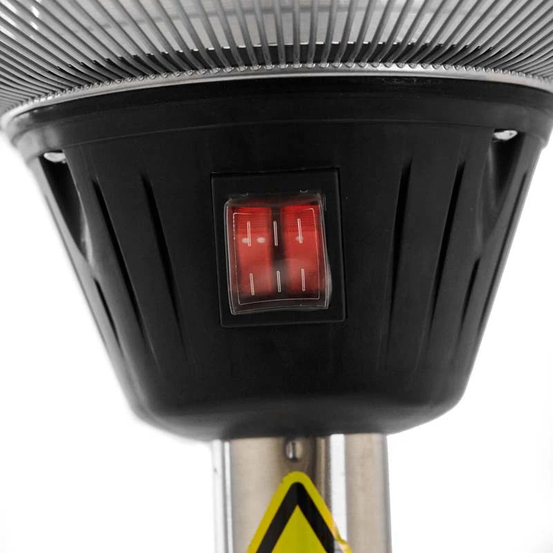 Terrasverwarmer 900/1200/2100 W, HA - Zilver