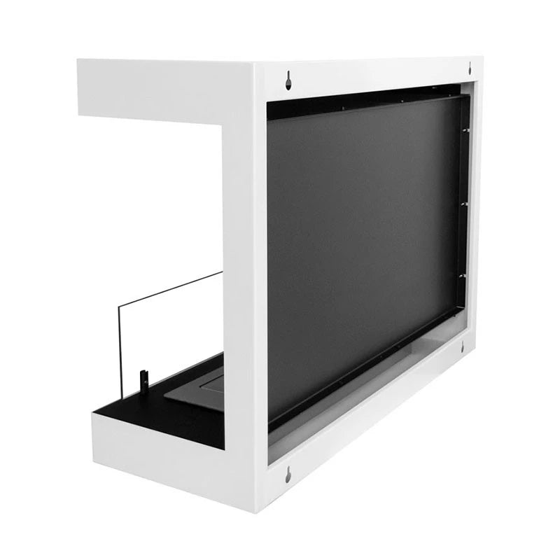 Dakota - Driezijdige bio-ethanol wandhaard - 80 cm