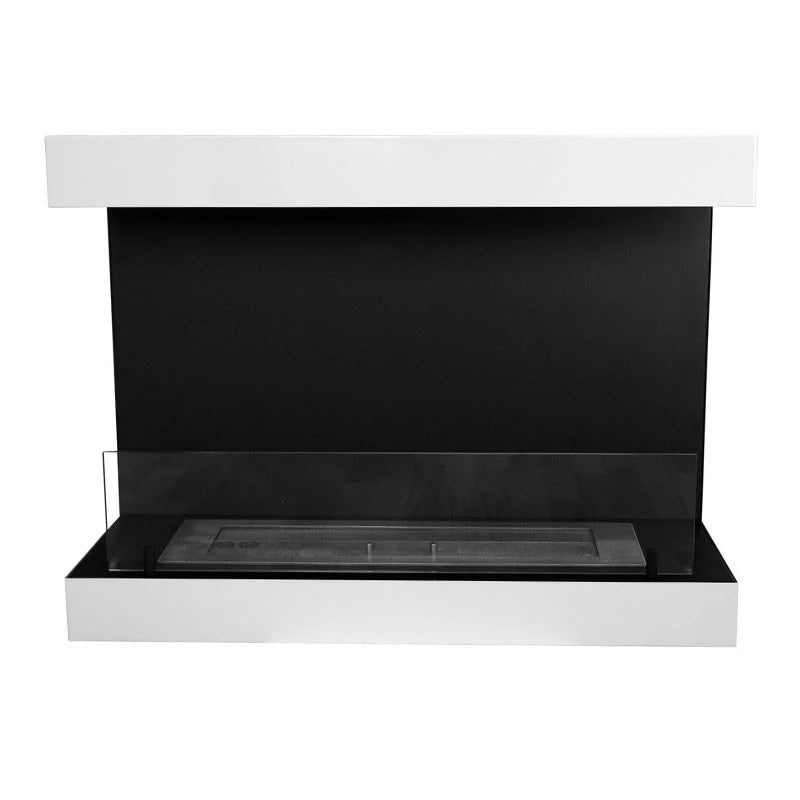 Dakota - Driezijdige bio-ethanol wandhaard - 80 cm