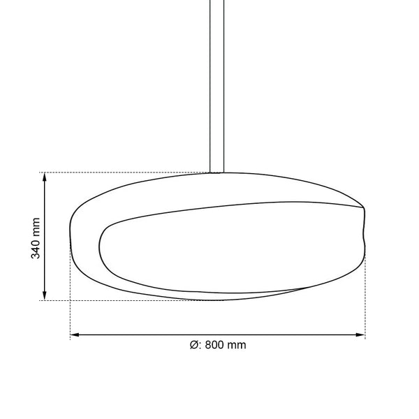 UFO-80 Mega Zwart - Hangende biohaard