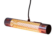 Terrasverwarmer wandmodel 1500 W, GT - Zwart