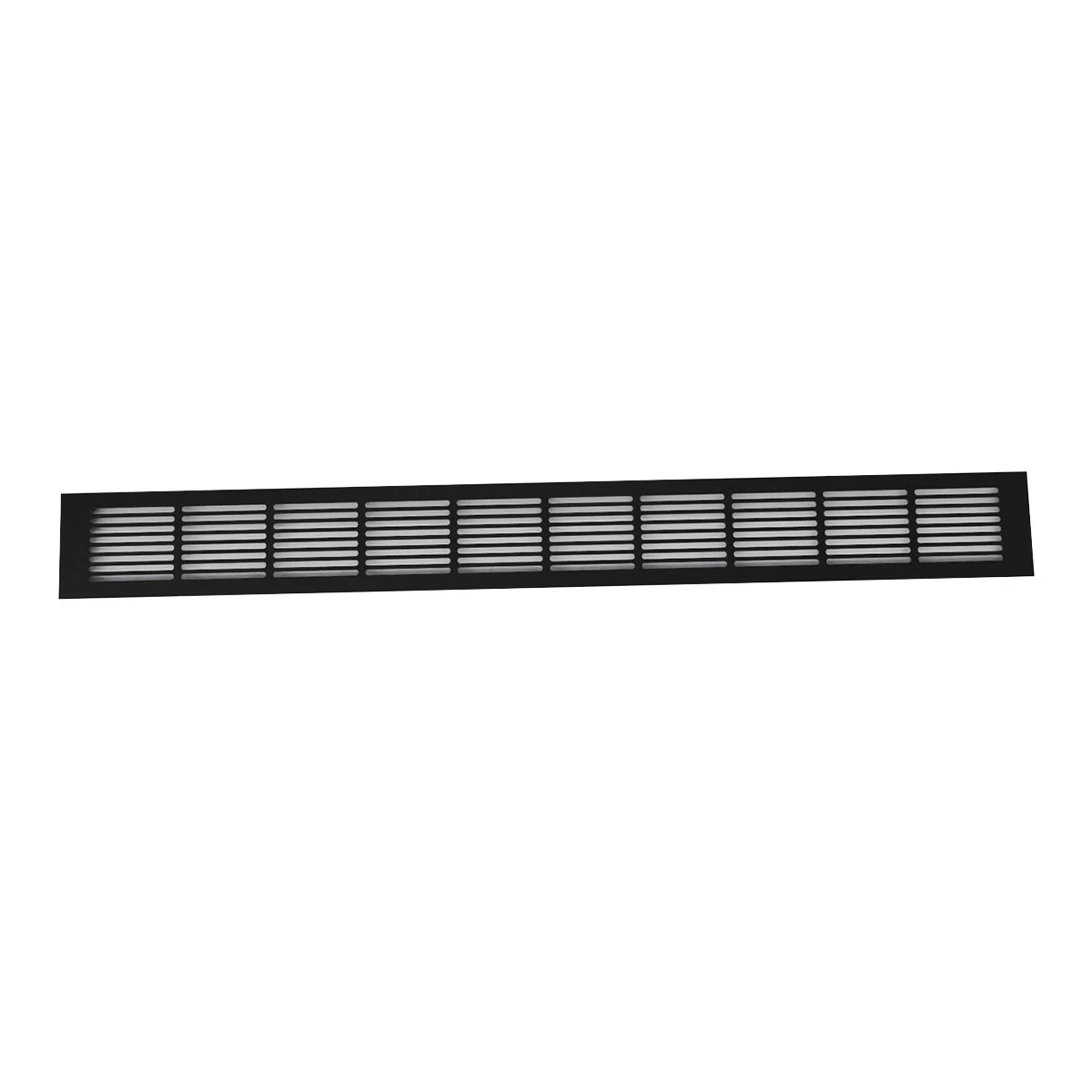 Zwart Ventilatierooster - 100x11 cm - 420 cm²