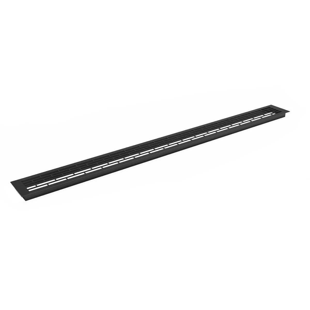 Ventilatierooster Zwart - 100x9 cm - 450 cm²