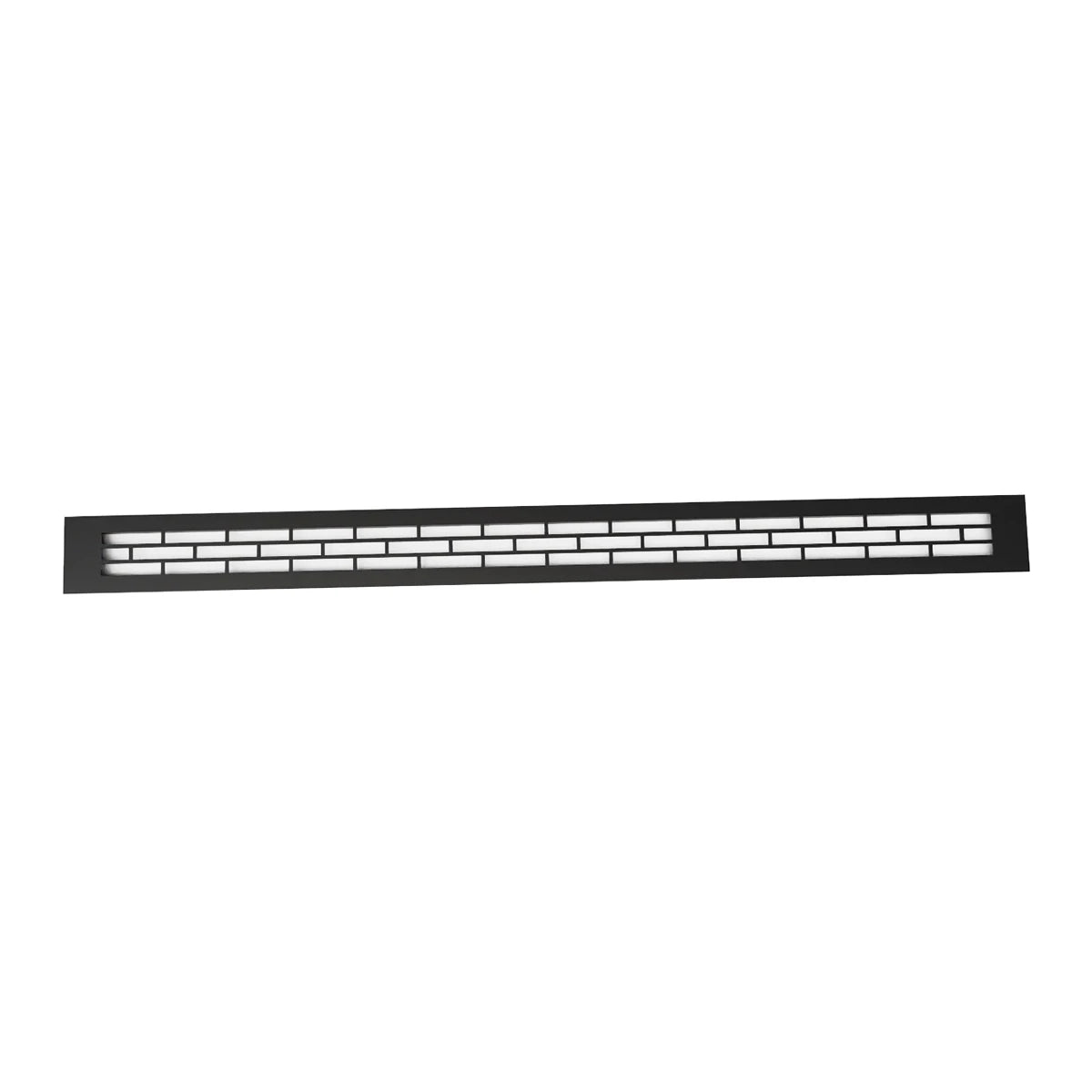 Ventilatierooster Zwart - 80x6.5 cm - 210 cm²