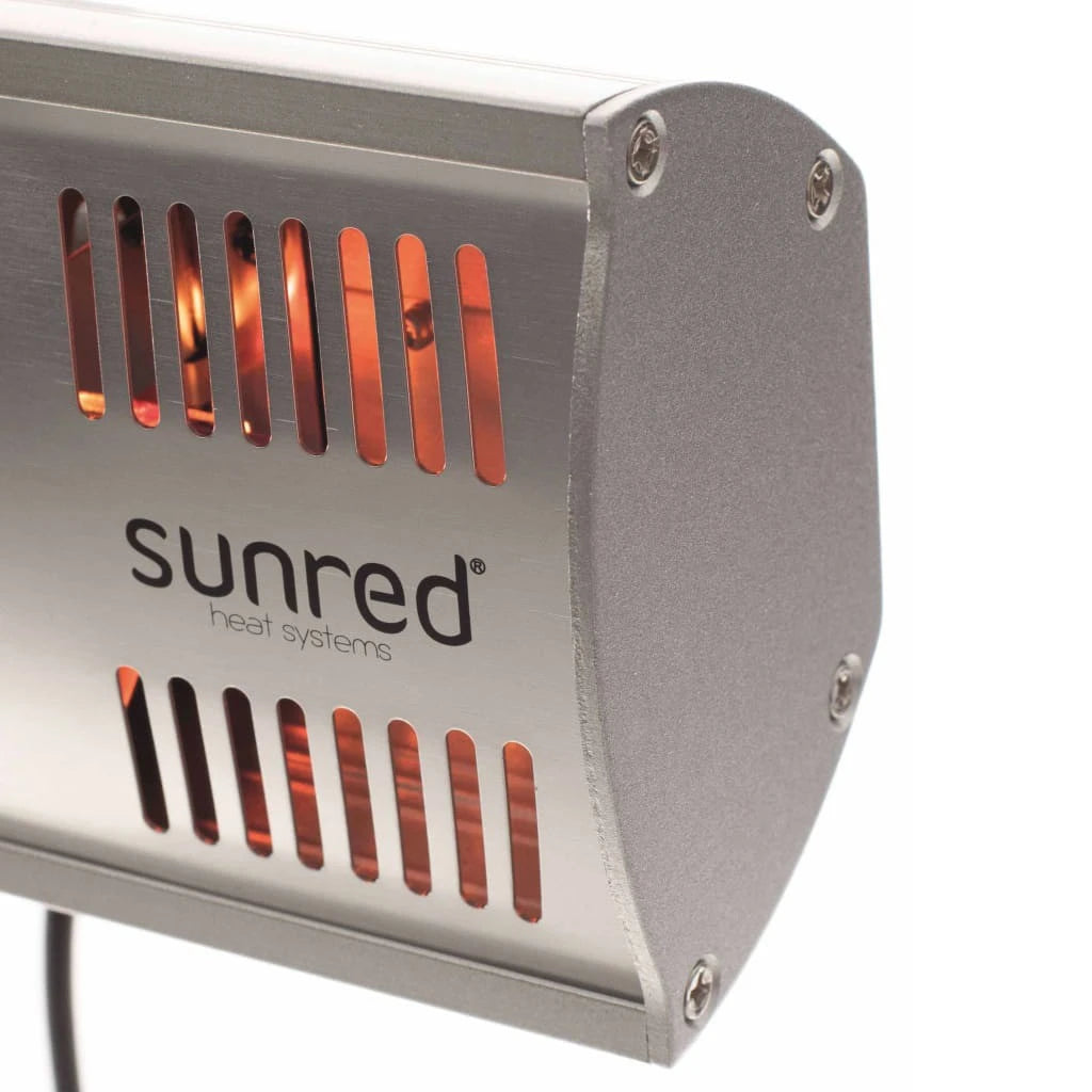 Vigo wandgemonteerde terrasverwarmer met een vermogen van 1500 W