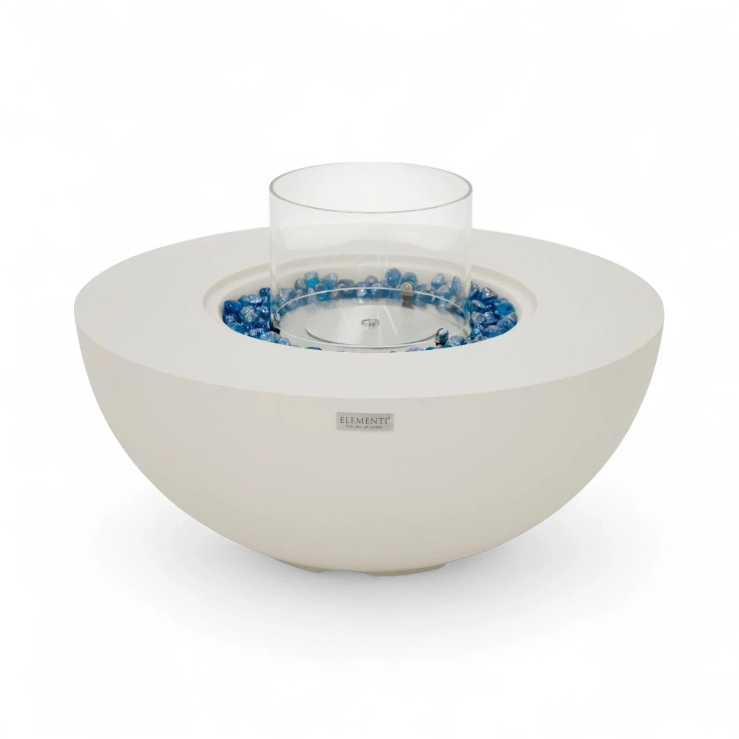 ROCA bio-ethanol vuurtafel – crème wit