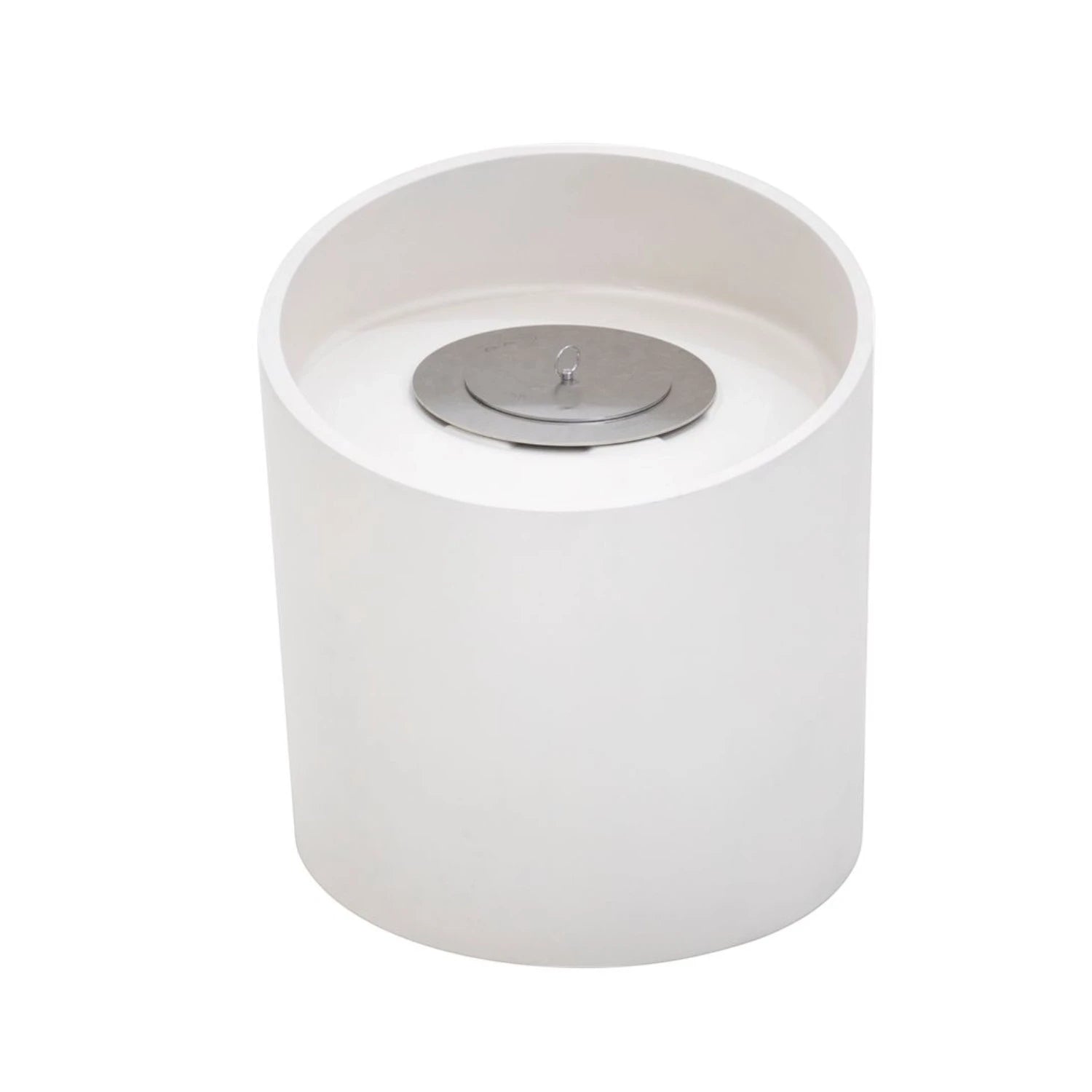 TORRE bio-ethanol vuurzuil M – crème wit