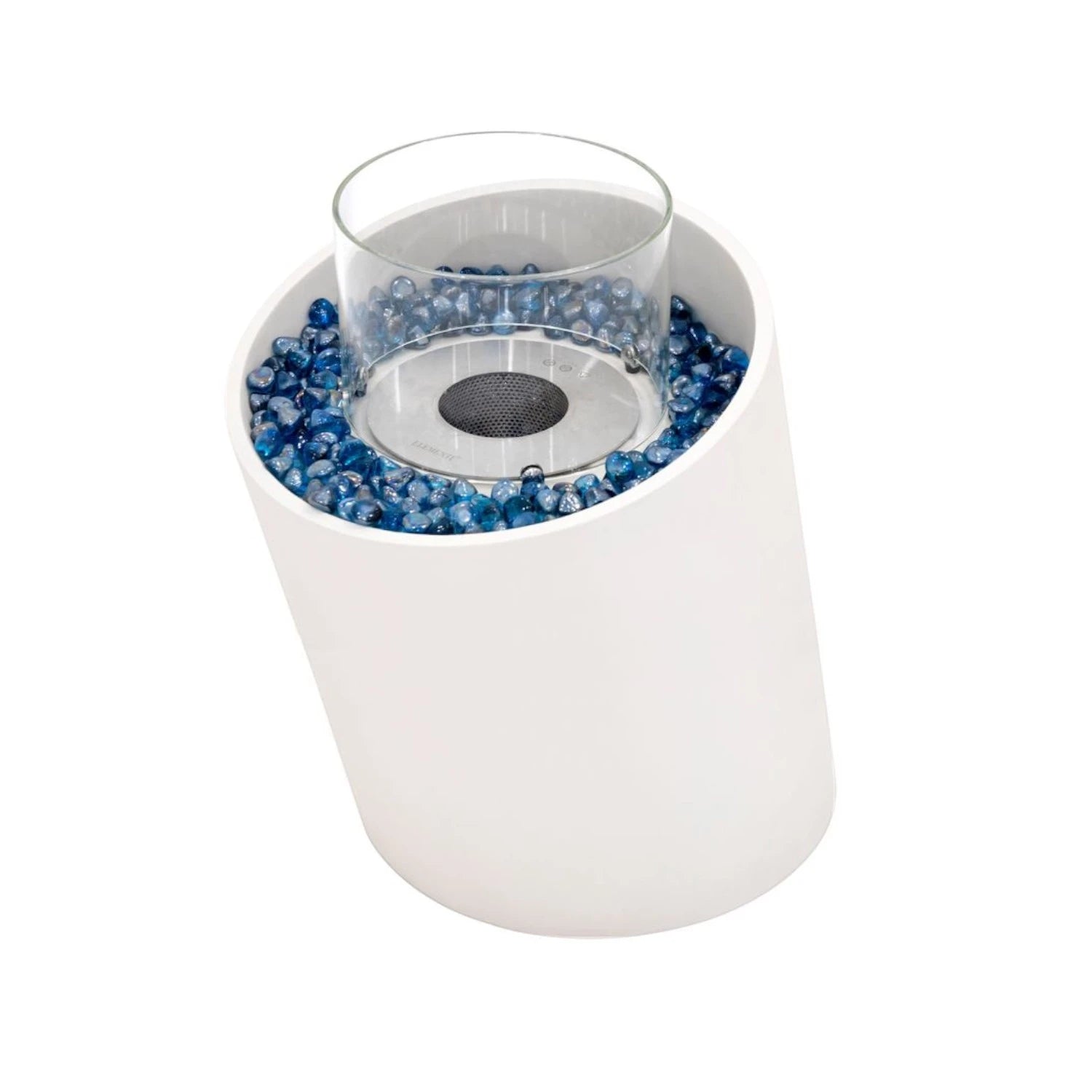 TORRE bio-ethanol vuurzuil M – crème wit