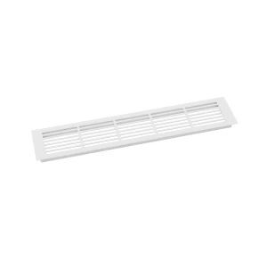 Wit Ventilatierooster - 50x10 cm mmet een ventilatiegat van 214 cm²