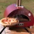 Moderno Portable Gas Alfa Forni Pizzaoven Rood