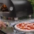 Moderno 1 Pizza Grijs, houtgestookte oven, klaar voor het bakken van pizza